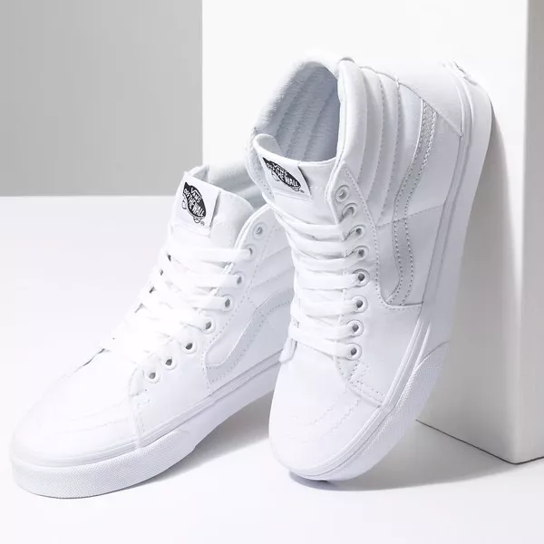Giày Sneaker Vans Old Skool Trắng Cổ Cao