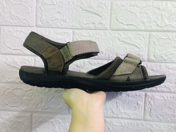 Dép SANDAL Big Size Nâu Xám Có Quai Điều Chỉnh