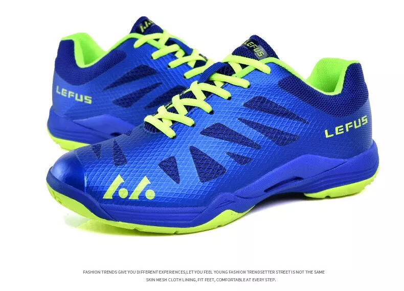 Giày Cầu Lông LEFUS Blue Nam Size Lớn 45 46 47 48