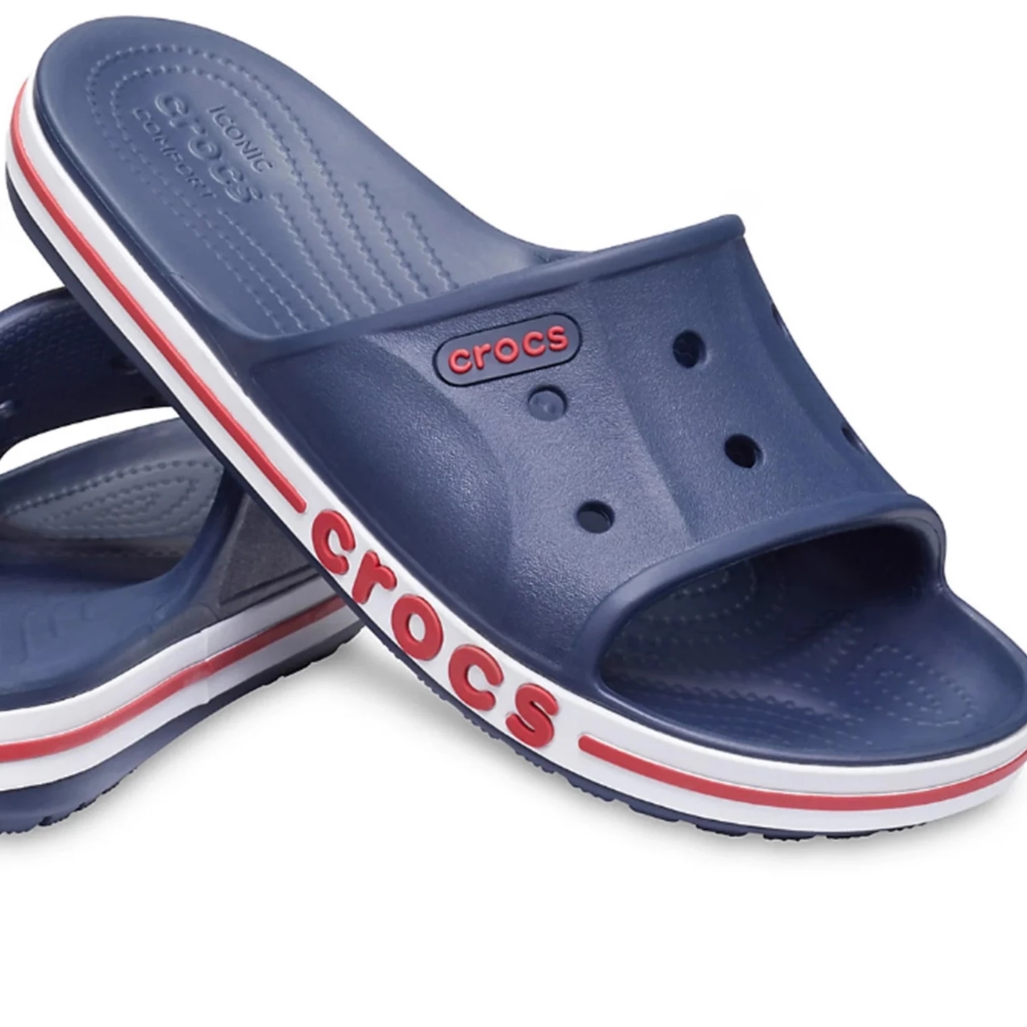 Dép Crocs Màu Xanh Navy Chính Hãng Big Size 45 46 47 48