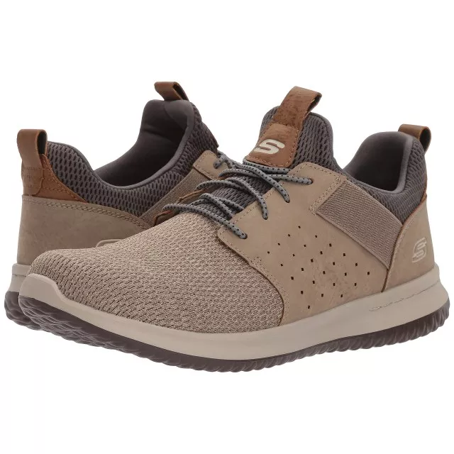Giày Skechers Delson Màu Coffee Big Size 45 46 47 48 49