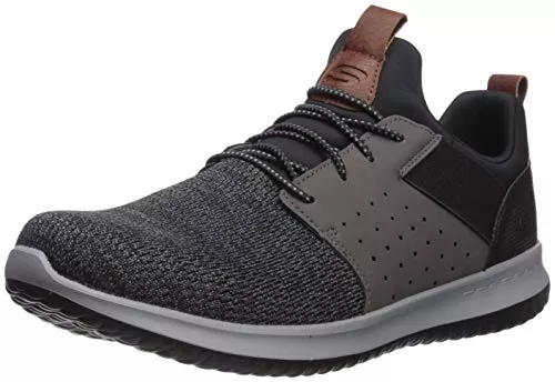 Giày Skechers Delson Màu Đen Big Size 45 46 47 48 49