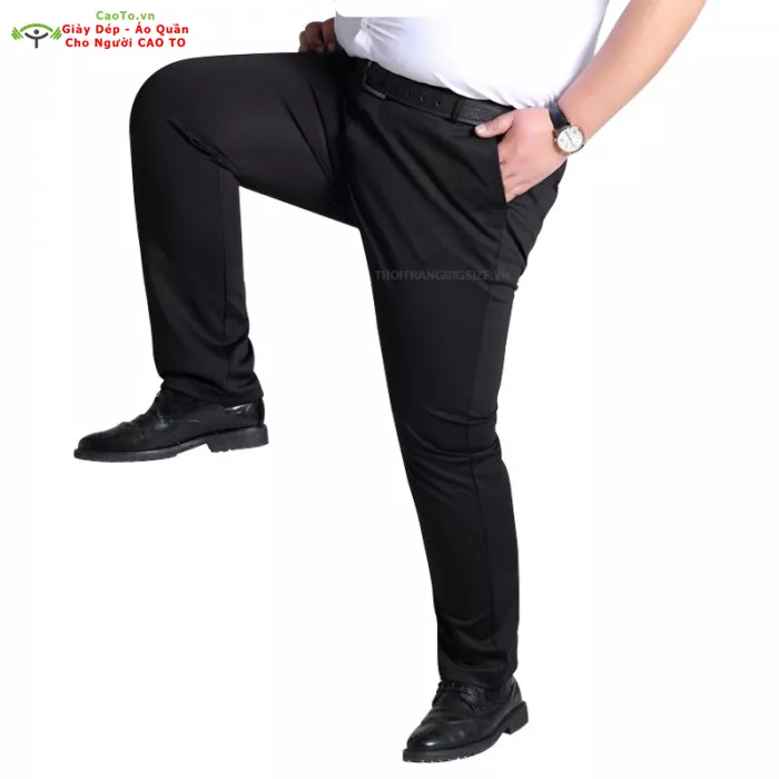 Quần Tây Đen Dài Big Size