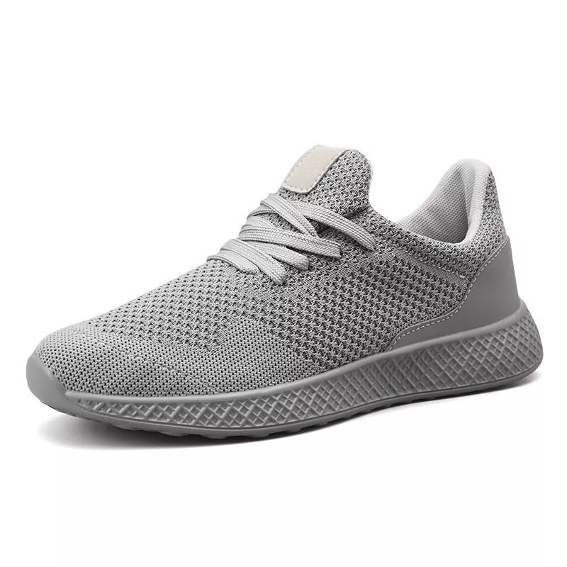 Giày Sneaker Super Light Màu Xám Big Size 45-46-47-48