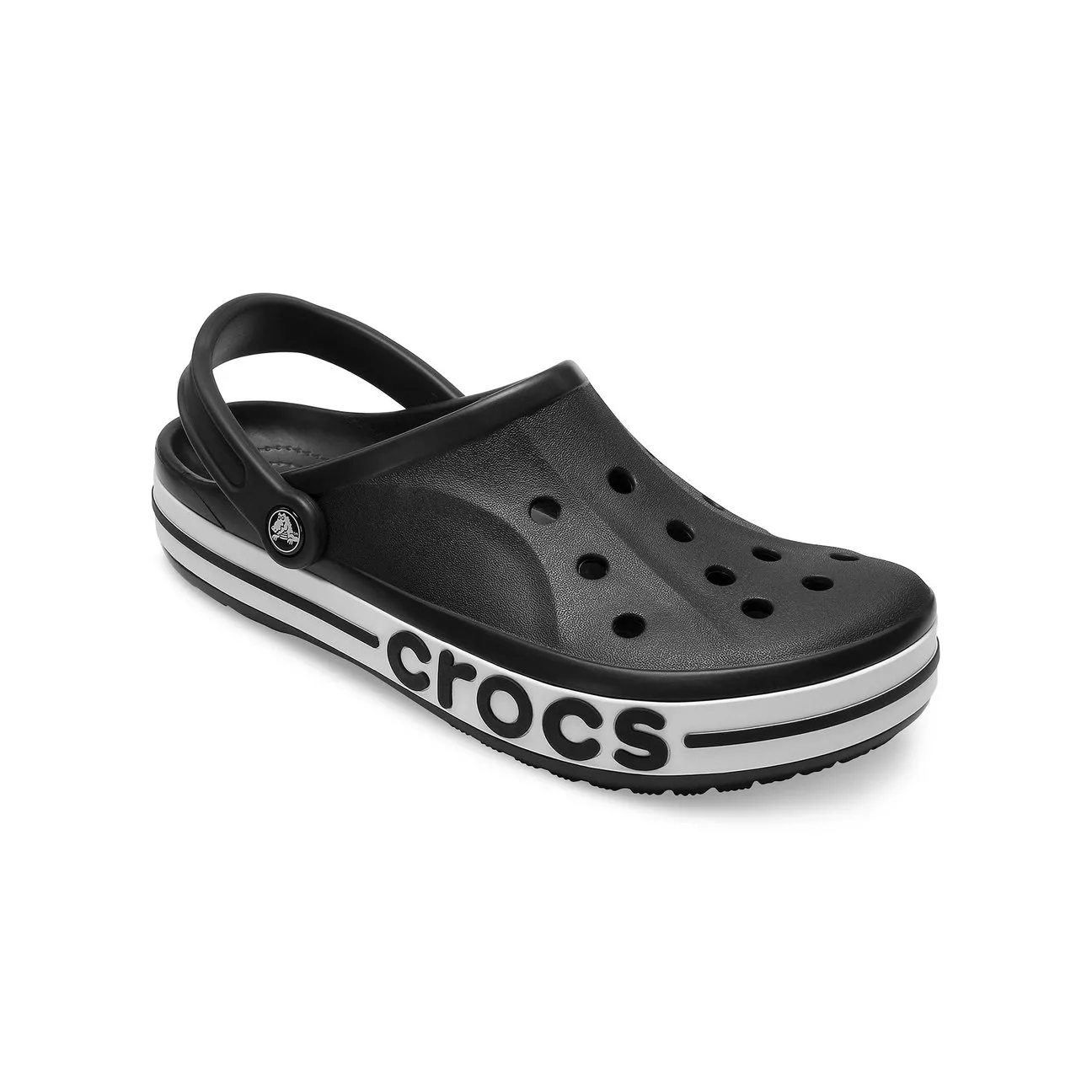 Dép Bít Mũi Crocs Bayaband Màu Đen Big Size