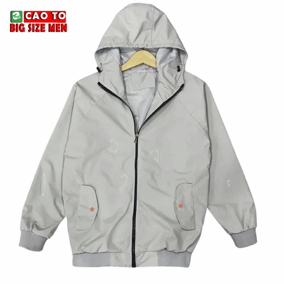 Áo khoác dù 2 lớp nhẹ thoáng mát size lớn 2XL 3XL 4XL 5XL 6XL 7XL