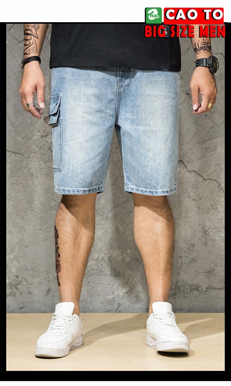 Quần Short Jeans Nam Chính Hãng Chất Lượng Cao Thời Trang Big Size Men TPHCM