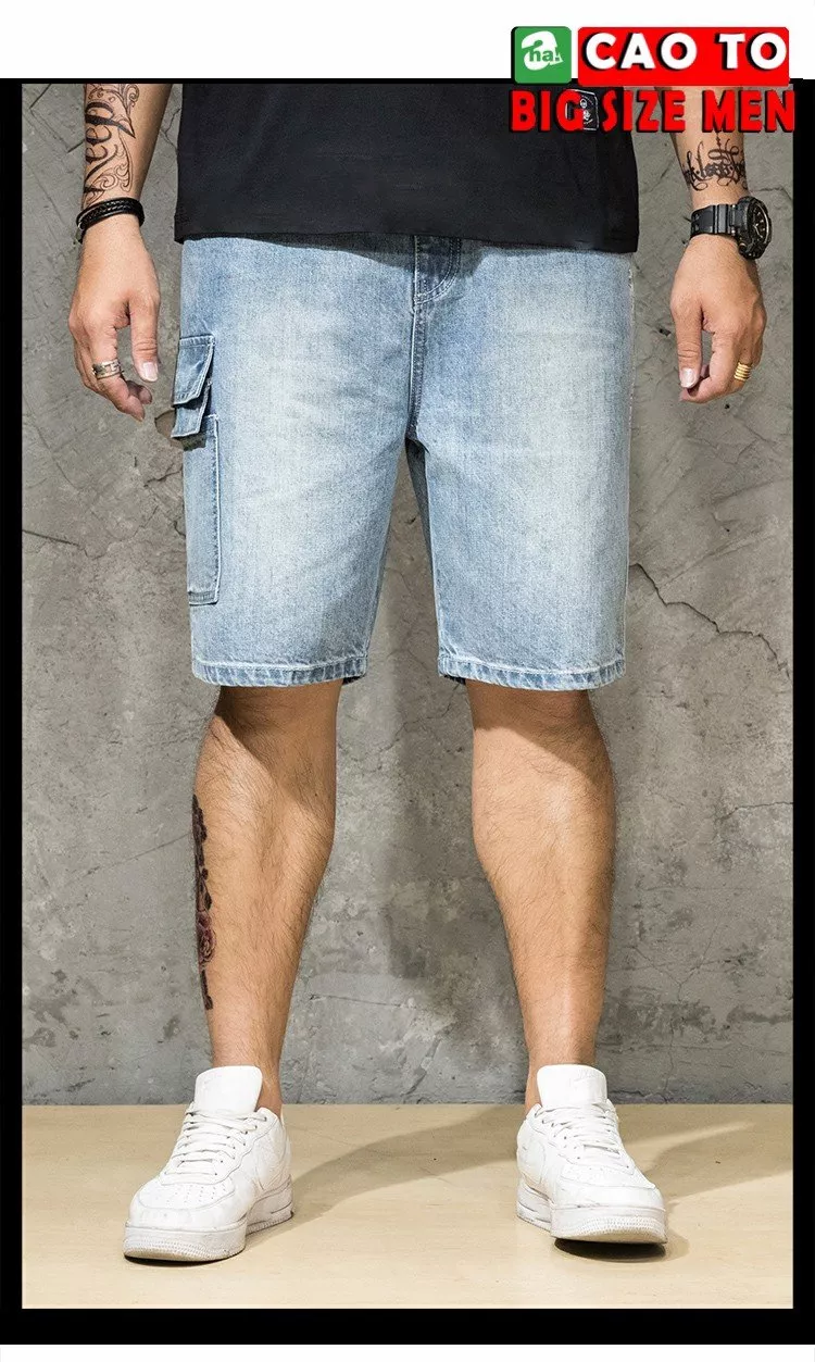 Quần Short Jeans Nam Chính Hãng Chất Lượng Cao Thời Trang Big Size Men TPHCM