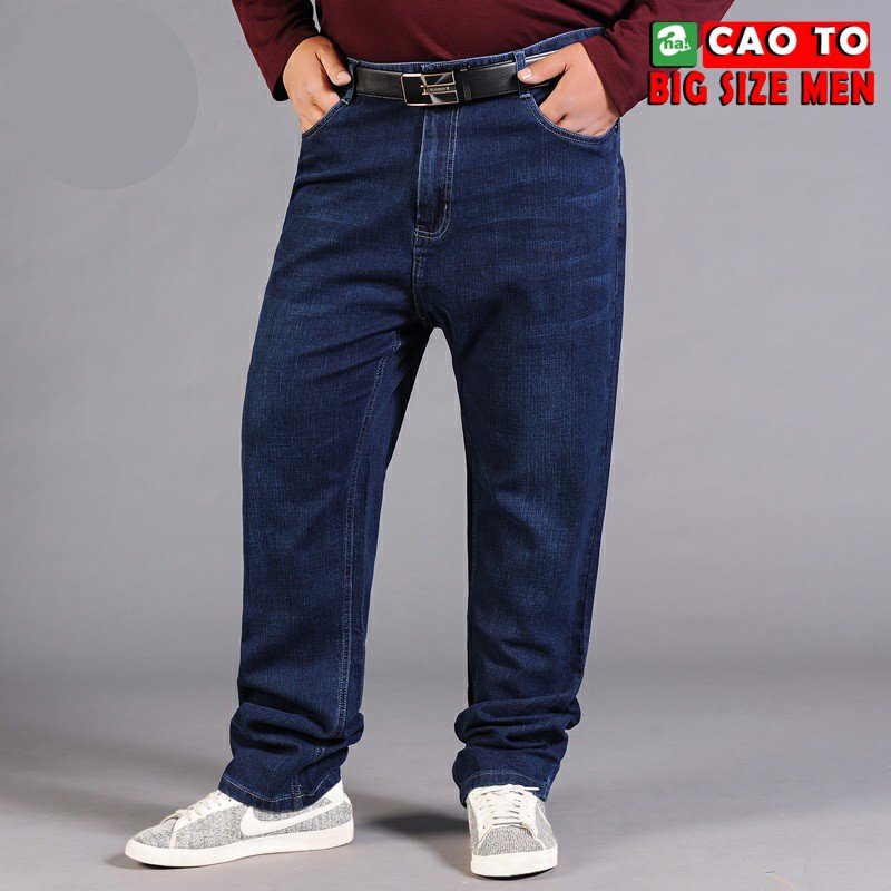 Quần Jeans Basic Lee Xanh Thời Trang Big Size Men Hàng Chinh Hãng Chất Lượng Cao