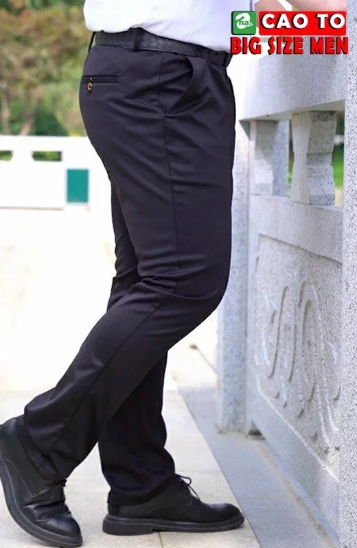 Quần Tây Đen Big Size Men Hàng Chính Hãng Chất Lượng Cao Cho Người Size Ngoại Cỡ