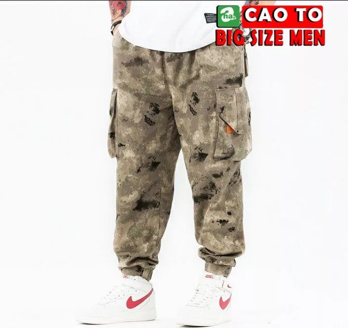 Quần Kaki Nâu Rằn Ri Big Size Men Hàng Chính Hãng Chất Lượng Cao Cho Người Ngoại Cỡ