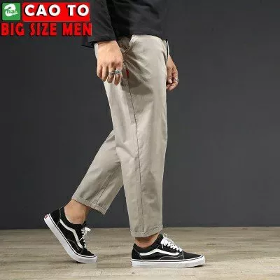 Quần Kaki Xám Big Size Men Hàng Chính Hãng Chất Lượng Cao Cho Người Ngoại Cỡ