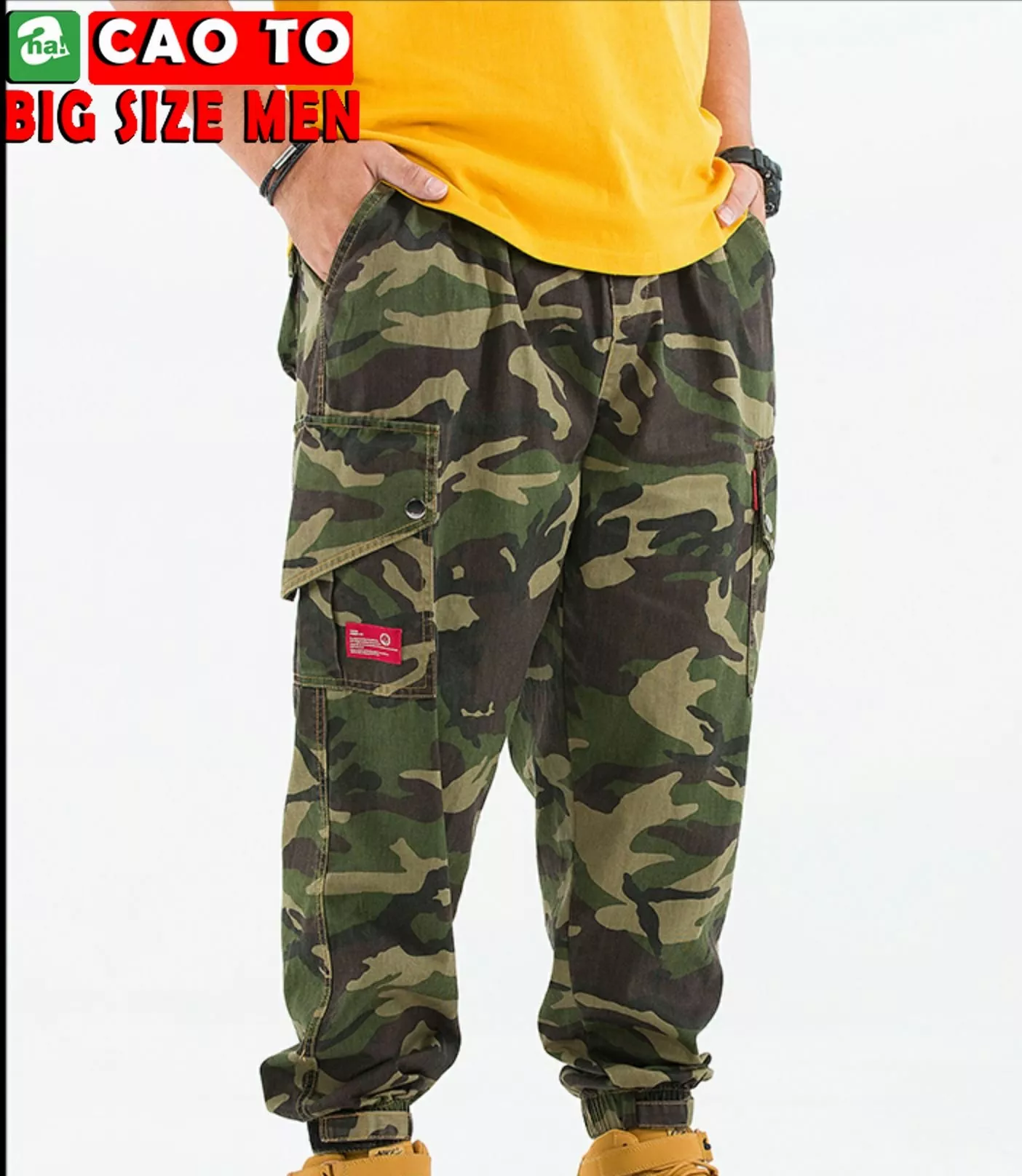 Quần Jogger Rằn Ri Big Size Men Bo Chân Độc Đáo Cá Tính Chính Hãng Chất Lượng Cao