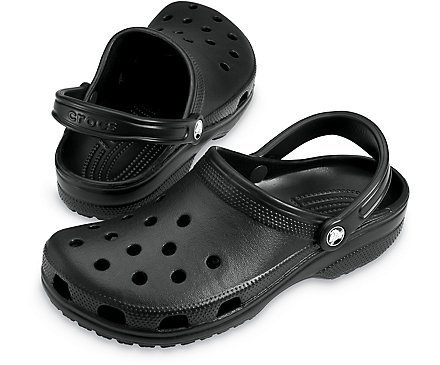 Dép Bít Mũi Crocs Bayaband Màu Đen Big Size Men