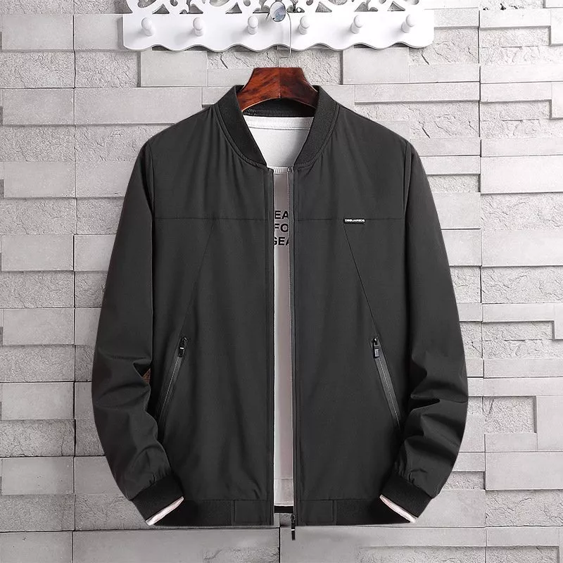 Áo Khoác Bomber 2 Lớp Full Đen 2XL 3XL 4XL 5XL