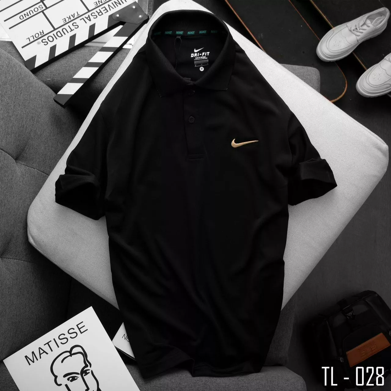 Áo Polo Golf Đen Big Size 3XL 4XL