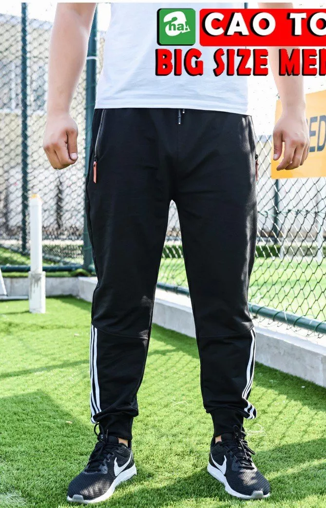 Quần Jogger Ba Sọc Thể Thao Big Size Men Hàng Chính Hãng Chất Lượng Cao