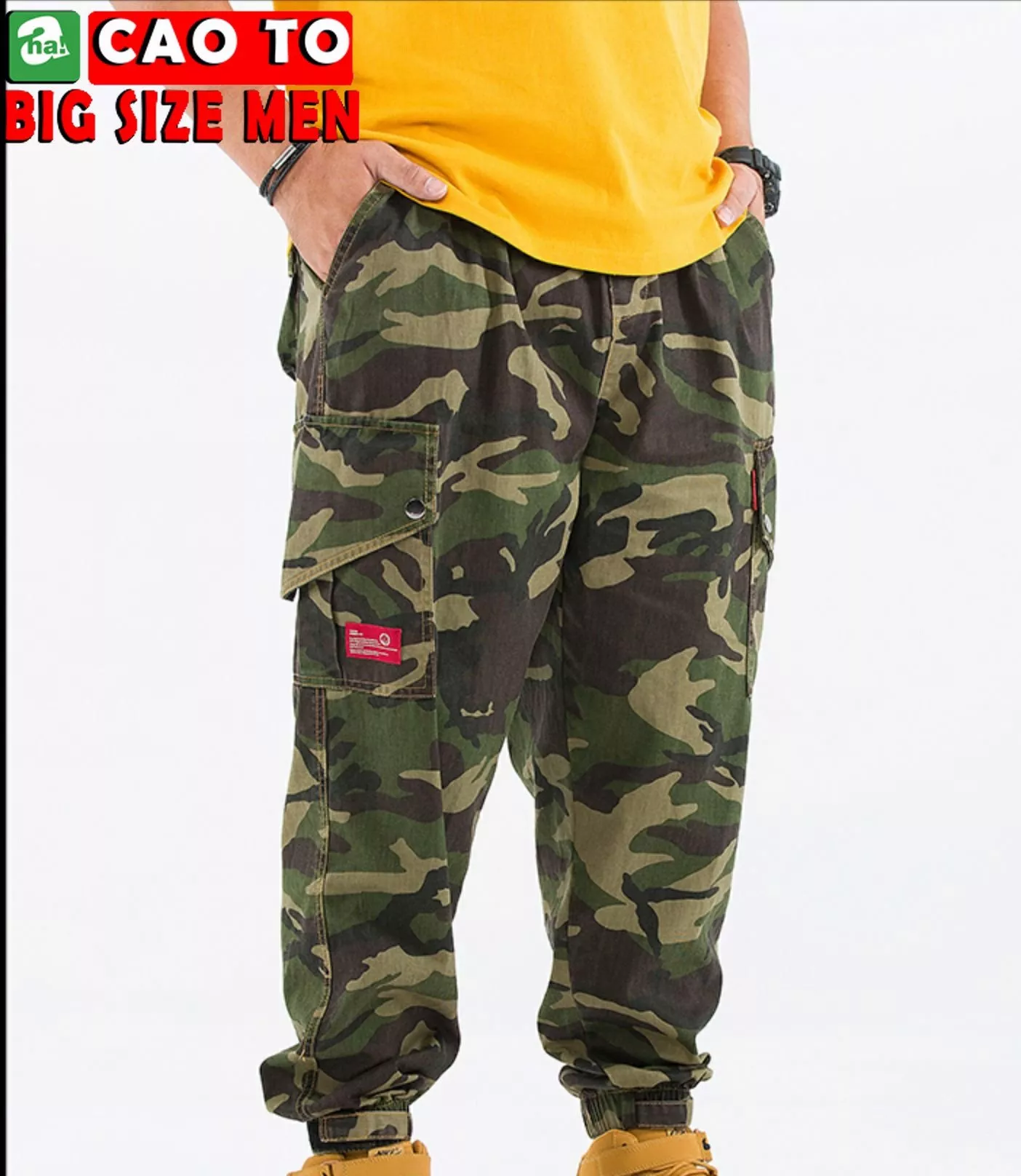 Quần Jogger Rằn Ri Big Size Men Bo Chân Độc Đáo Cá Tính Chính Hãng Chất Lượng Cao