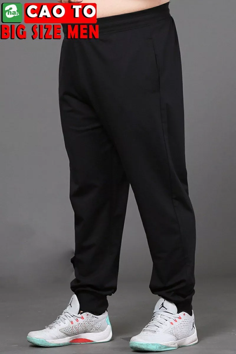 Quần Jogger Đen Trơn Big Size Men Hàng Chính Hãng Chất Lượng Cao Cho Người Ngoại Cỡ