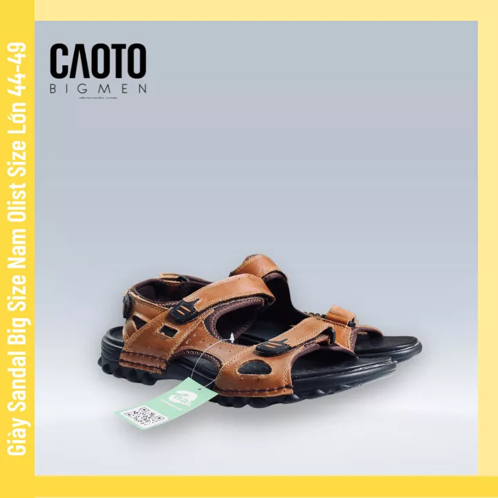 Dép Sandal Olist Màu Nâu Thời Trang Big Size Men