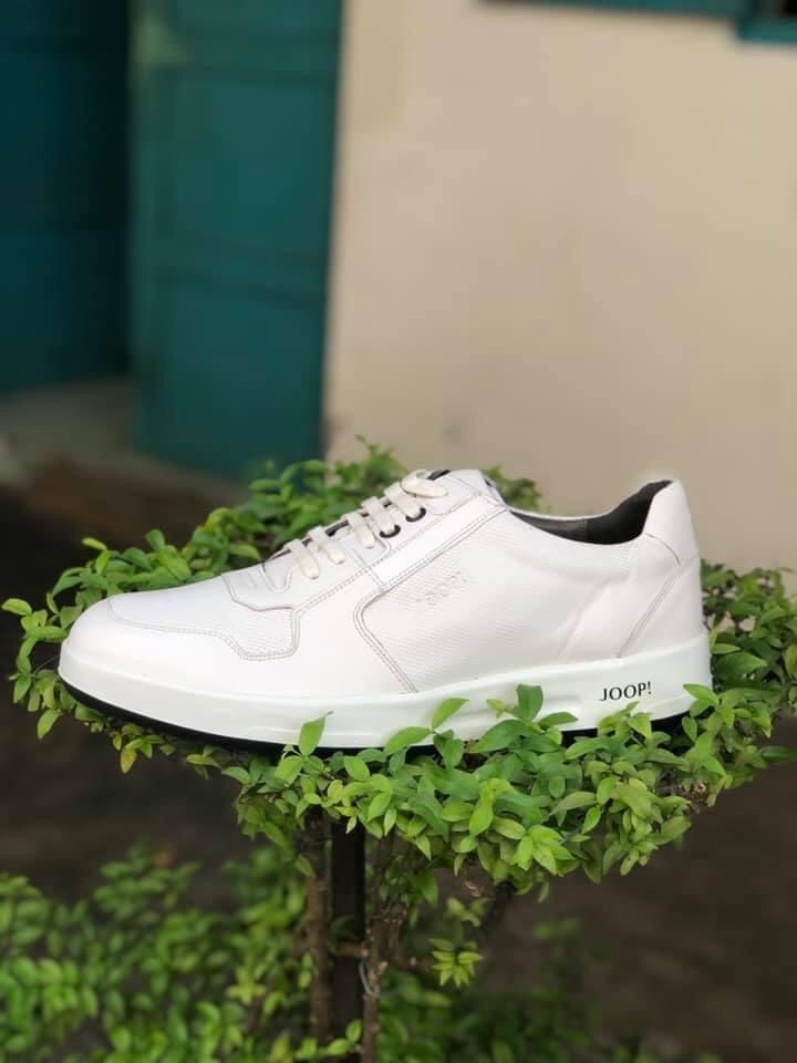 Giày Sneaker Joop Trắng Da Cao Cấp Big Size