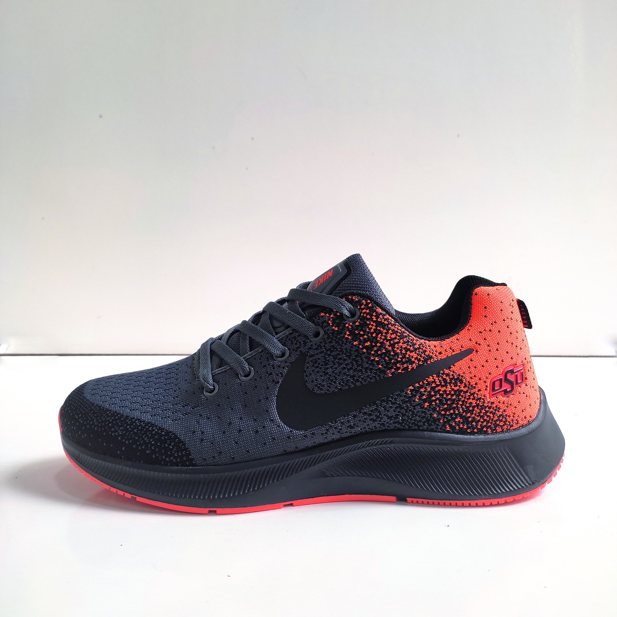 Giày Thể Thao Nike Đen Cam Big Size