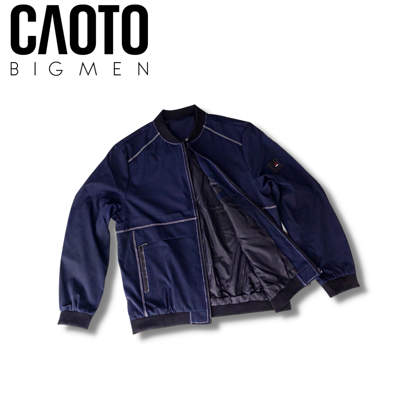 Áo Khoác Bomber Xanh Big Size Nam 6XL 7XL 8XL 9XL 10XL