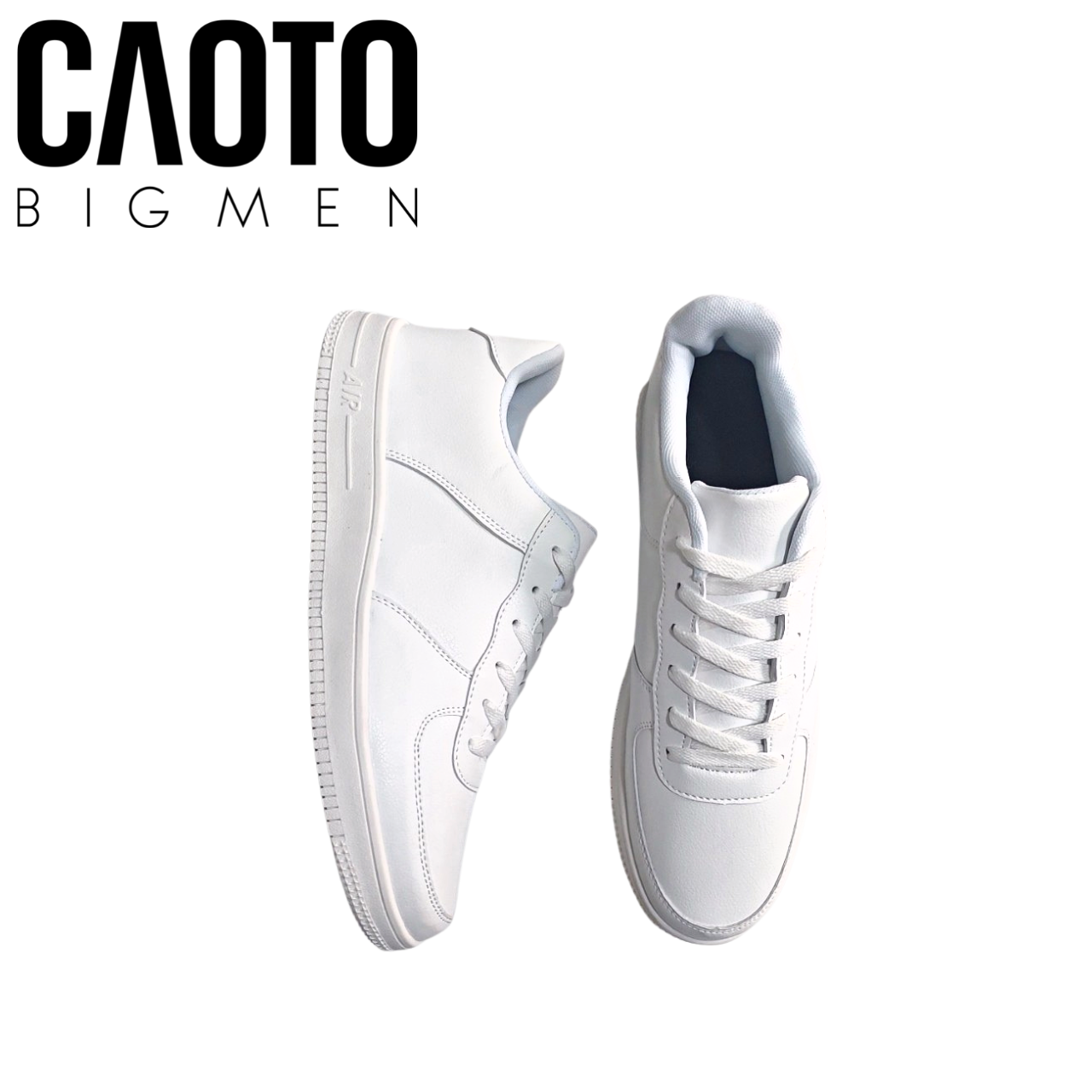 Giày Sneaker Thời Trang Màu Trắng Big Size 45-46-47-48