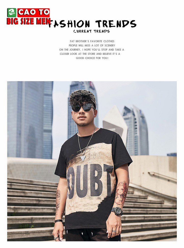 Áo Thun cổ tròn Nitto Fashion Thời Trang Big SIze XL 2XL 3XL 4XL 5XL