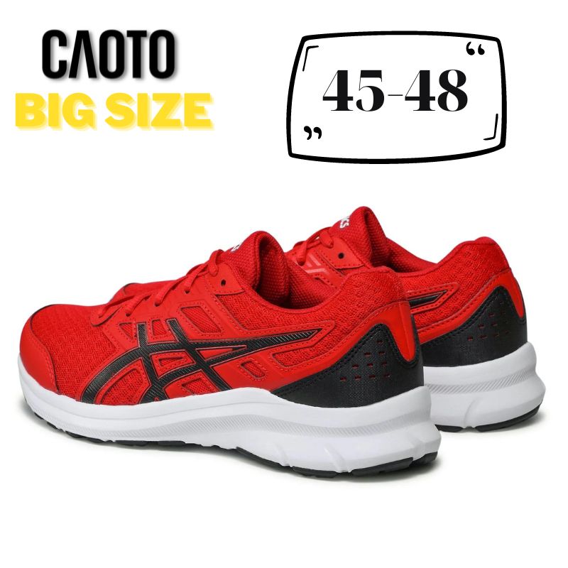 Giày Thể Thao Asics Classic Red Black Big Size 45 46 47 48