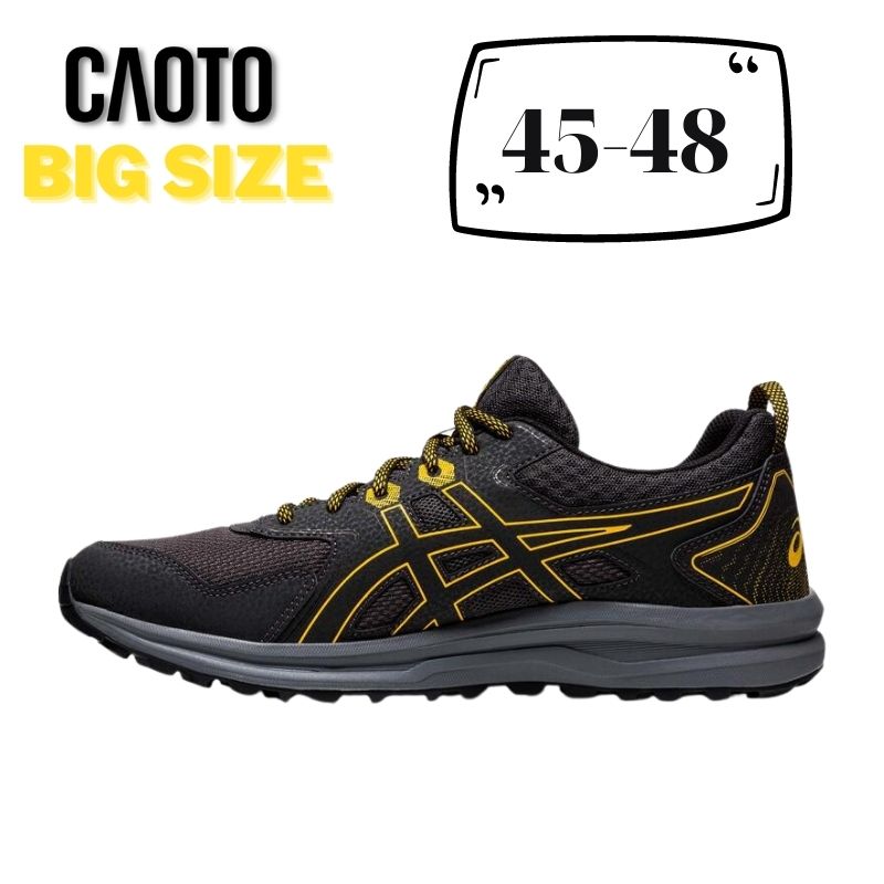 Giày Thể Thao Asics 47 EU Chống Trơn màu đen Big Size 45 46 47 48