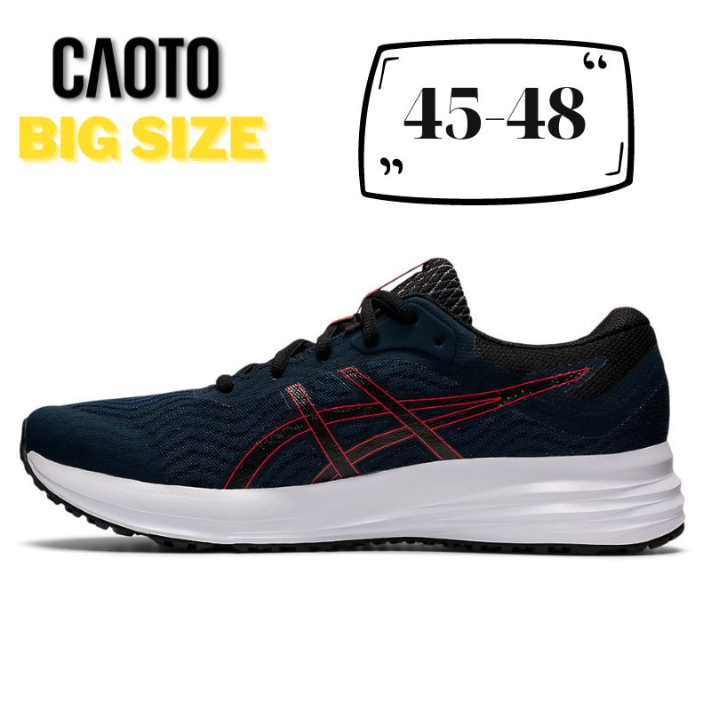 Giày Thể Thao Asics Patriot Chạy Bộ Đen Big Size 45 46 47 48