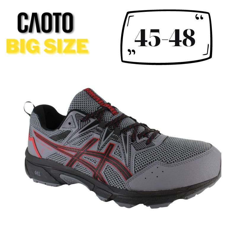 Giày Thể Thao Asics Gel Venture 8 Đế Xốp Có Đệm Xám Đỏ Big Size 45 46 47 48