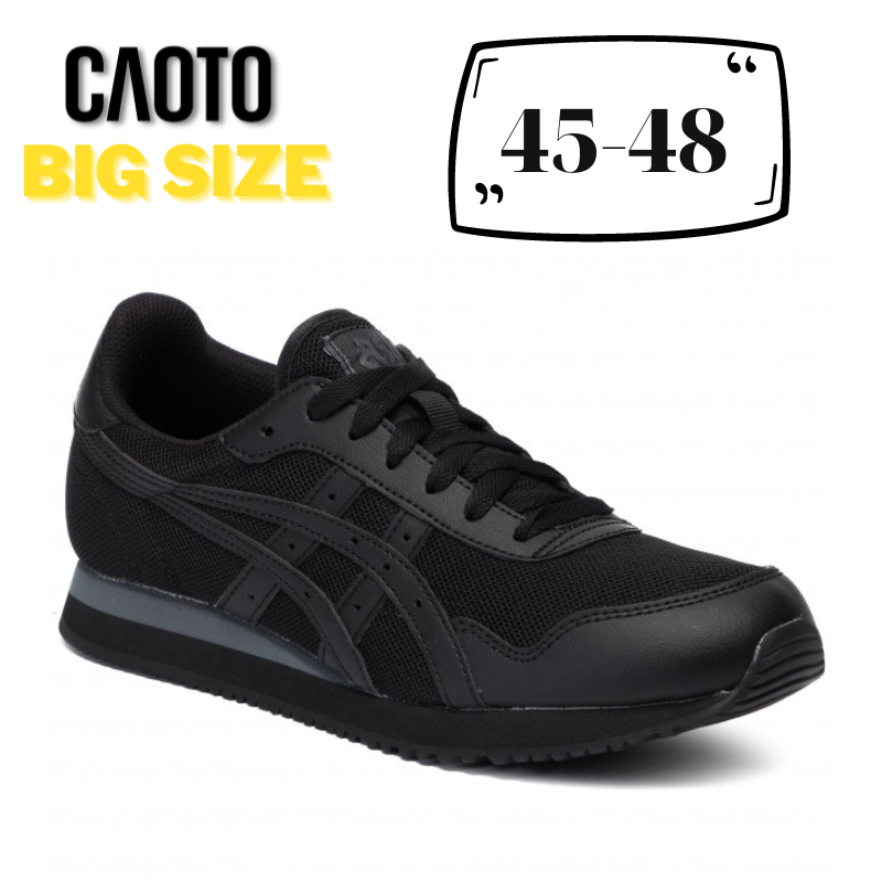 Giày Thể Thao Asics Tiger Runner Tập Gym đen Big size 45 46 47 48