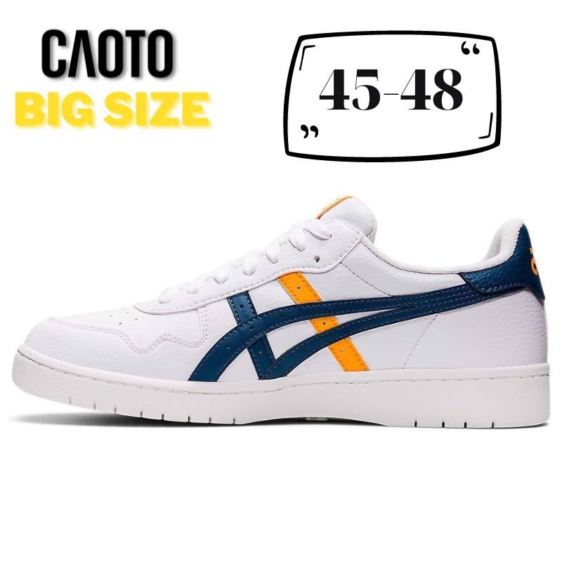 Giày Tennis Asics Japan S Đế Bằng Màu Trắng Big Size 45 46 47 48