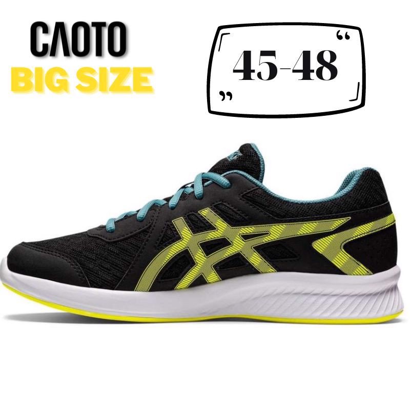 Giày Sneaker Asics Stormer LS For Men Đế Êm Màu Đen Big Size 45 46 47 48