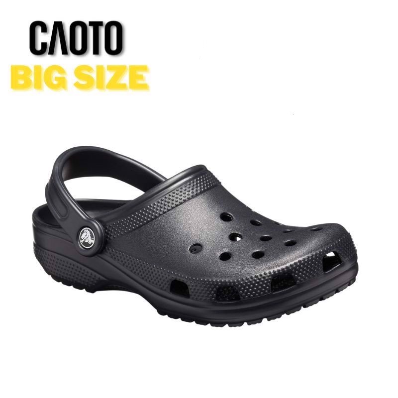 Dép Bít Mũi Crocs Bayaband Màu Đen Men Big Size 45 46 47 48 49 50