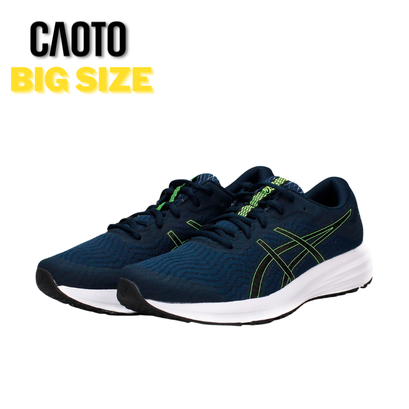 Giày Thể Thao Asics Patriot Chạy Bộ Màu Xanh Đen Big Size 45 46 47 48