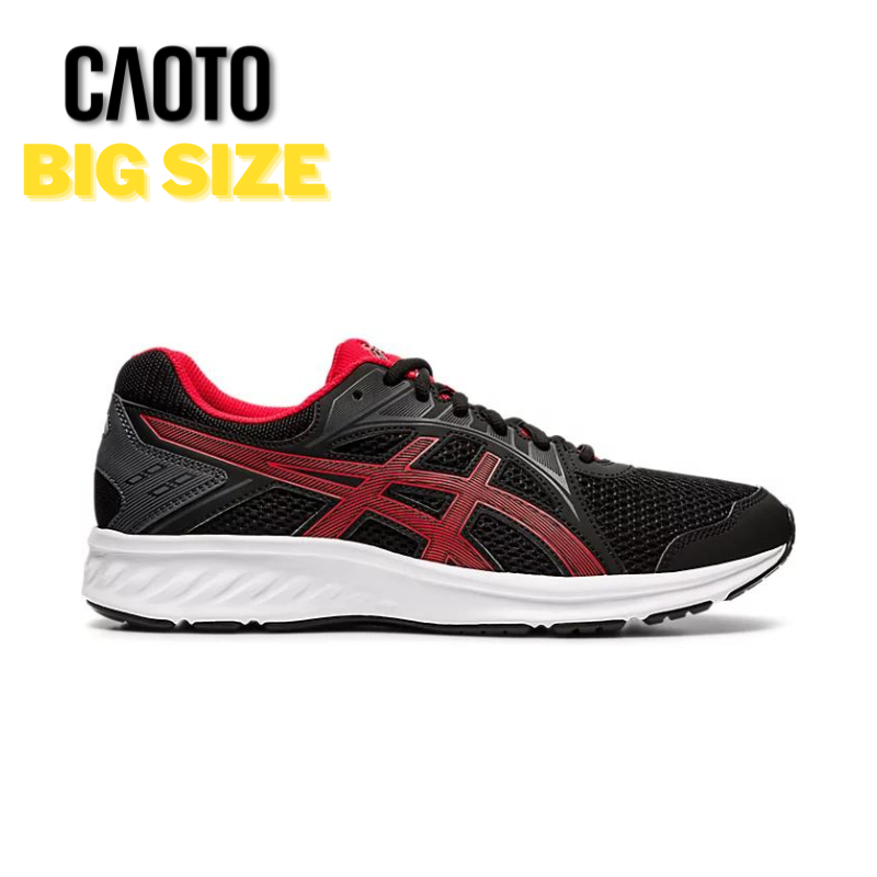 Giày Thể Thao Asics Jolt 2 Chạy Bộ Đen Đỏ Big Size 45 46 47 48