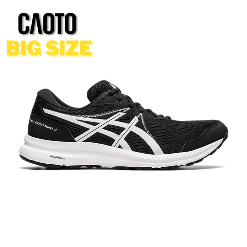 Giày Thể Thao Asics Gel-Contend 7 chạy bộ trắng đen Big Size 45 46 47 48