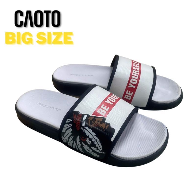 Dép Be Yourself Mềm Đi Bộ Màu Trắng Big Size 45 46 47 48