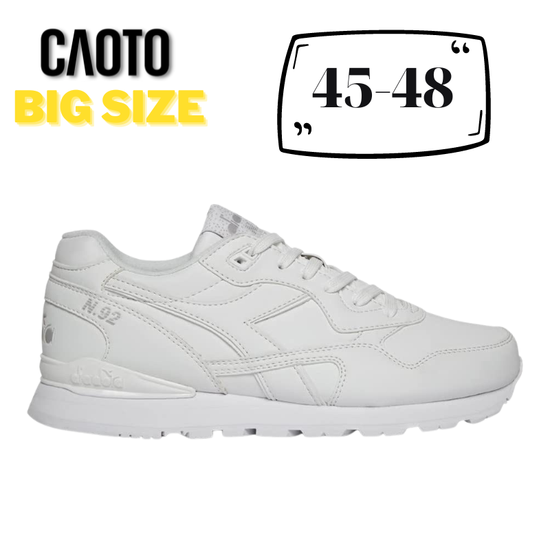 Giày Sneaker Diadora N.92 Basic Đế Bằng Màu Trắng Big Size 45 46 47 48