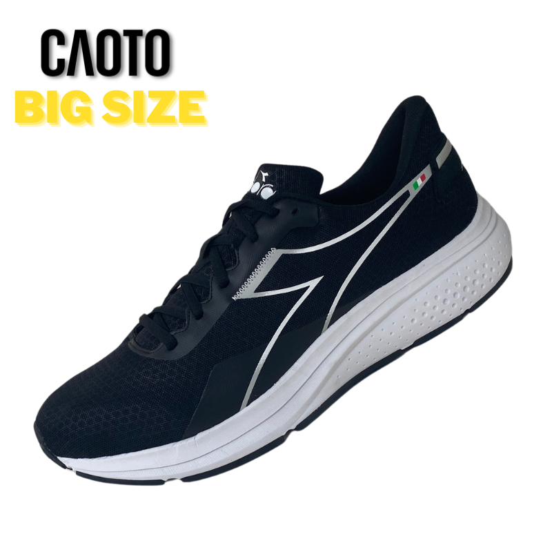 Giày Thể Thao Diadora Comfort Chạy Bộ Màu Đen Big Size 45 46 47 48