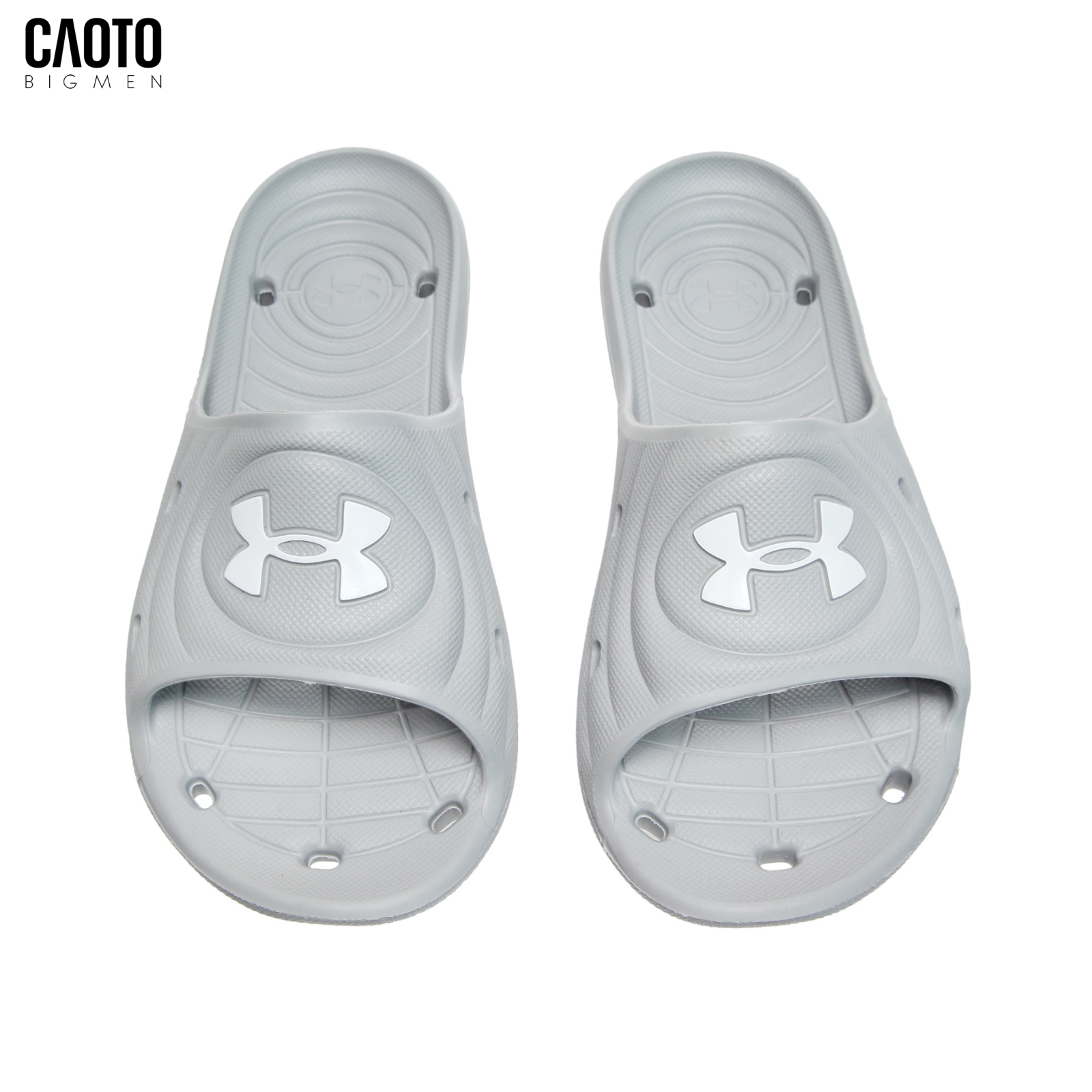 Dép Nam Under Armour Lockers IV Đi Biển Màu Xám Big Size 45 46 47 48