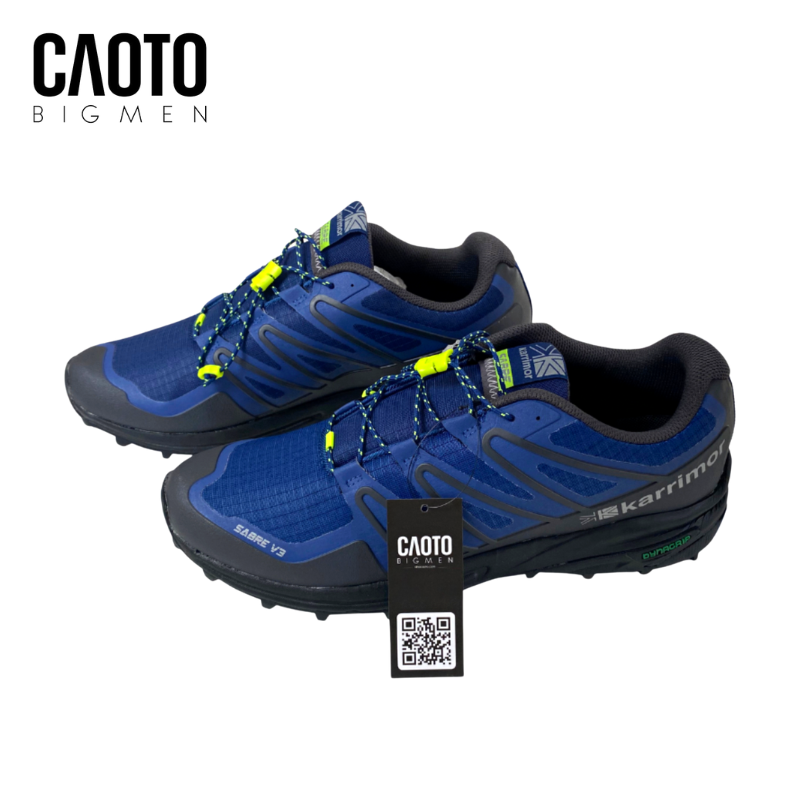 Giày Sneaker Karrimor Tempo Chạy Bộ Nam Màu Xanh Big Size 45 46 47 48