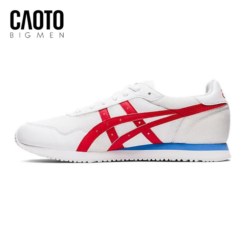 Giay Th Thao Asics Onitsuka Tiger White Red Big Size 45 46 47 48