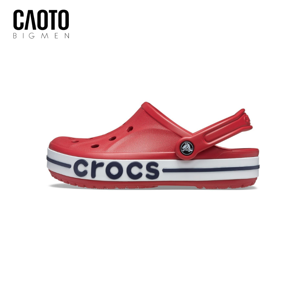 Dép Unisex Crocs Bayaband Màu Đỏ Big Size 45 46 47 48