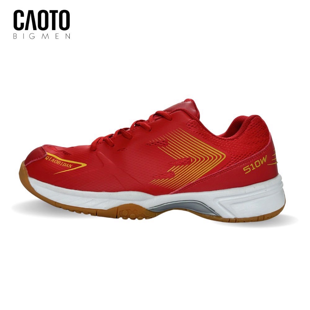 Giày Cầu Lông Bidan Đỏ Bidan Badminton Shoes Men Big Size 45 46 47 48