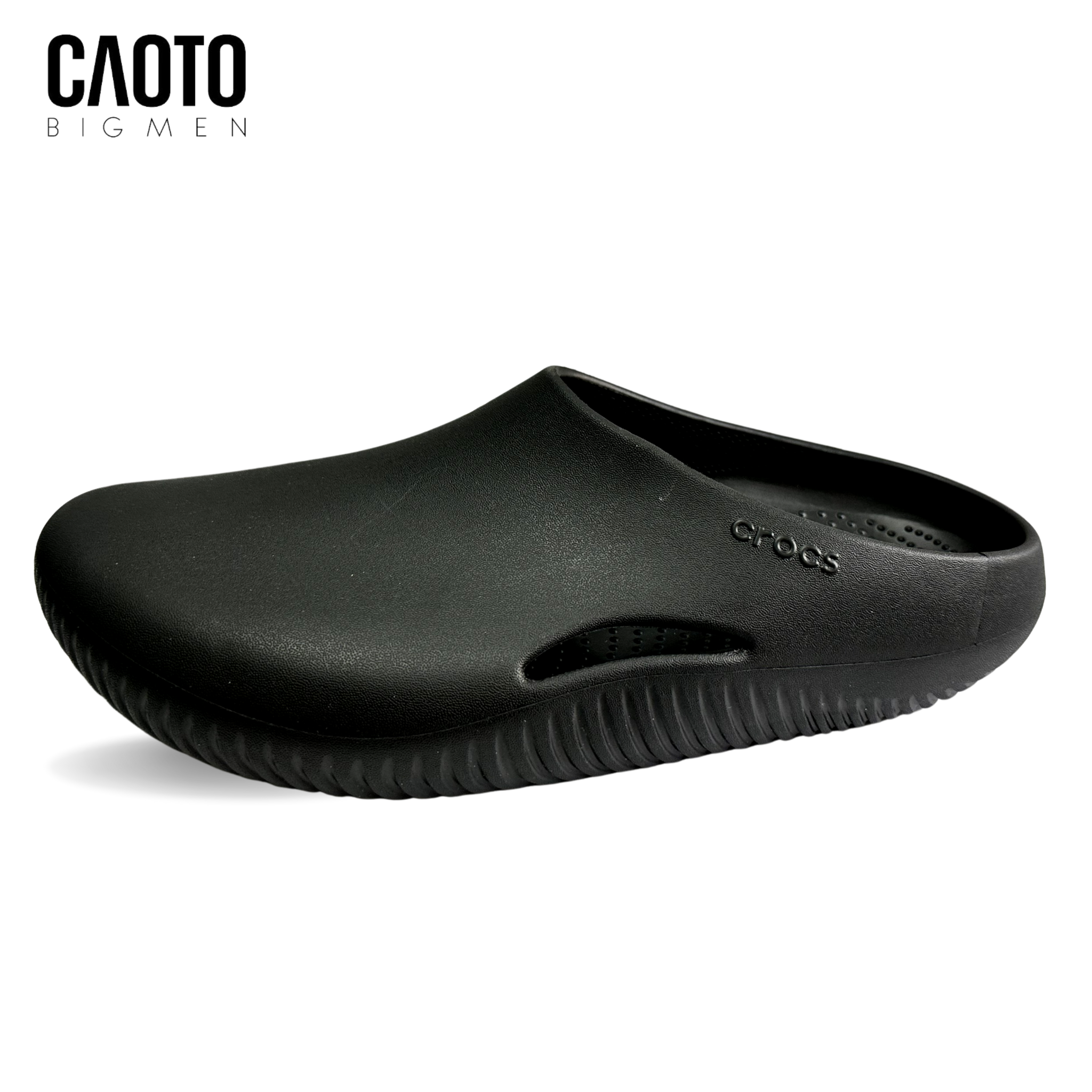 Dép Crocs Bít Mũi Đế Dày Màu Đen Big Size 45 46 47 48