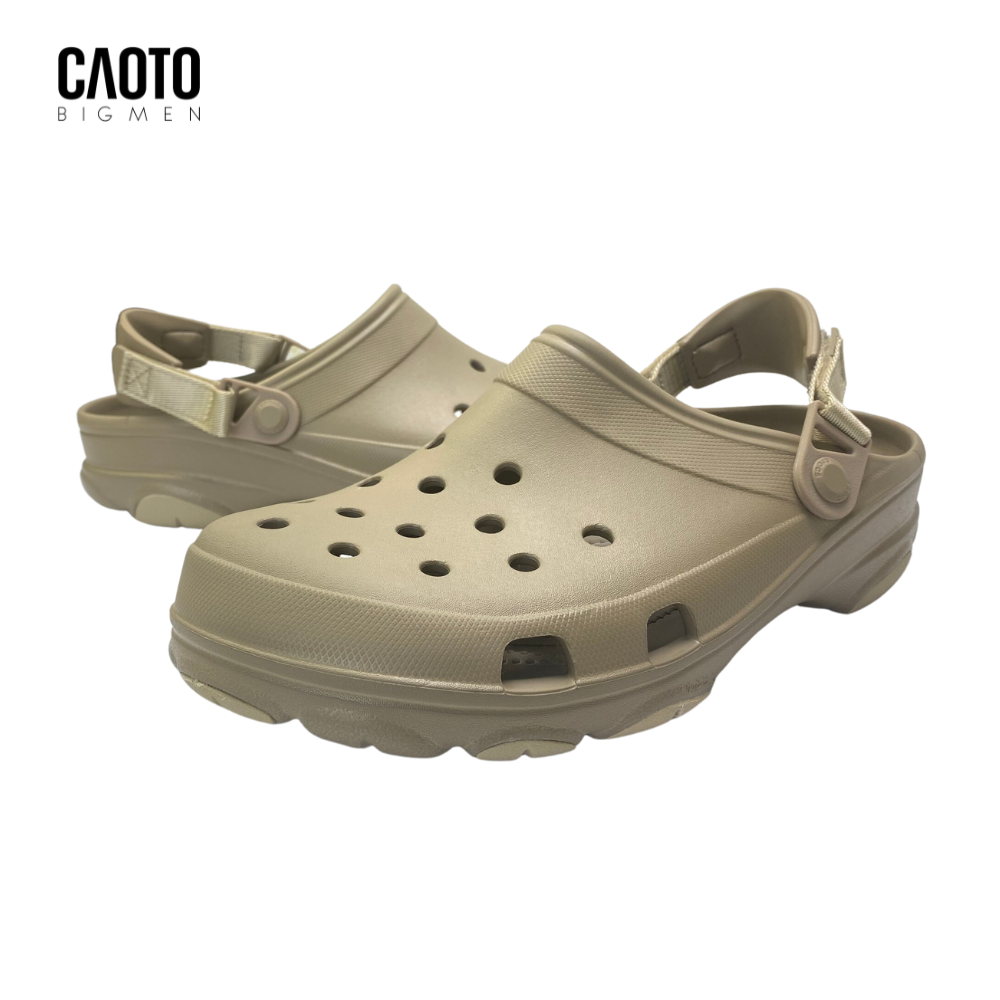 Dép Clog Crocs All Terrain Classic Màu Khaki Big Size Nam 45 46 47 48